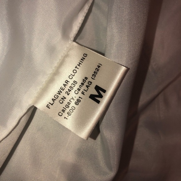 VTG 90s Flag Wear Red White & Blue Multi Flag Full Zip Windbreaker Oversized M - Picture 7 of 8